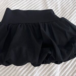 Elegant Black Women's Bubble Skirt